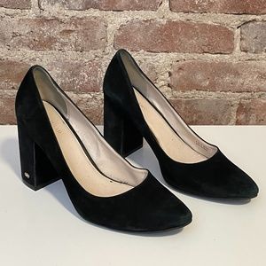 Cole Haan Black Suede Heels